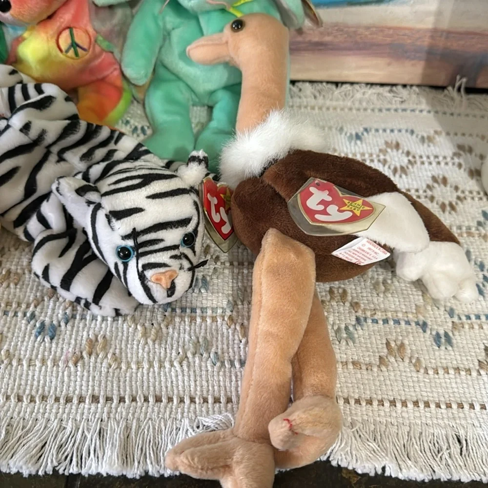 Y2K Collectable Ty Collection Of Beanie Babies Rare & Retired 1990's